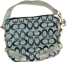 Canvas Handbag Purse Great Shape - $27.08