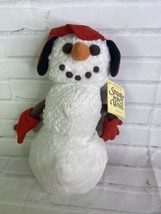 Stranger in the Woods Little Stranger White Snowman Plush Toy Red Hat Gloves - £8.30 GBP