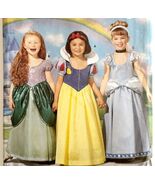 Disney Princess Simolicity 2002 Dress Pattern 5832 Vintage Size A 3-8 C50 - $25.21 CAD
