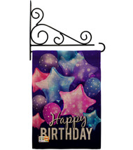Happy Birthday Balloon Burlap - Impressions Decorative Metal Fansy Wall Bracket  - £26.93 GBP