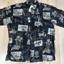 Harley Davidson men’s Hawaiian Style Huntington Beach Shirt Size XXL - £58.42 GBP