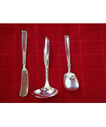 PRESTIGE GAY ADVENTURE VTG 1955 SILVERPLATE SUGAR SPOON, BUTTER KNIFE, L... - €20,62 EUR