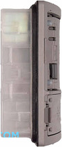 Bosch 12008380 Dishwasher Detergent Dispenser Assembly, Gray image 4