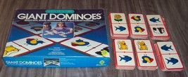 VINTAGE 1984 PRESSMAN GIANT DOMINOES Match The Pictures Children&#39;s GAME ... - $19.80