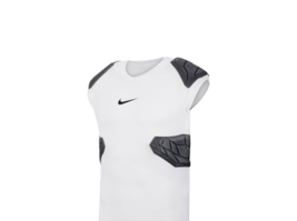 Nike Men Pro Hyperstrong 4 Pad Sleeveless Football Compression Top White Size S - $59.39