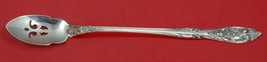 King Edward By Gorham Sterling Silver Olive Spoon Pierced Long 7 3/8&quot; Custom - £61.44 GBP