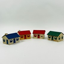 Vintage 1940 H&amp;H O 3 Scale Rail  Metal Homes Lot of 4 - $56.99