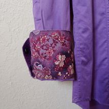 Deluxe Collection | Men's Purple Long sleeve Button down Casual Shirt | Sz. 3 image 10