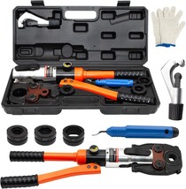 Hydraulic Copper Pipe Crimping Tool, Pex Crimping Tool With 1/2&quot; 3/4&quot; And 1&quot; - $181.97