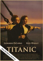 Titanic Movie Poster 16.5&quot;x11.8&quot; Kraft Paper (Leonardo DiCaprio, Kate Wi... - £7.98 GBP