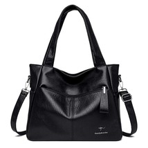 Women&#39;s Shoulder Bag Women&#39;s Designer Large Capacity Handbag Soft Leather Casual - £45.89 GBP