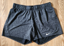 Nike Dri-Fit Size Medium Lounge Shorts Gray Black Spacedye - $198.83 MXN