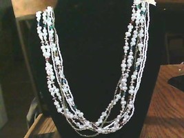 Vintage 7 strand beaded necklace - $188.49 MXN