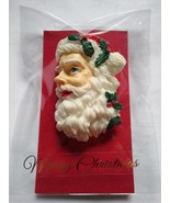Christmas Old World Santa Claus Head Pin Victorian Style - £15.74 GBP