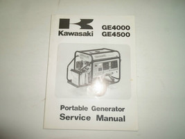 1990 Kawasaki GE4000 GE4500 Portable Générateur Service Réparation Manue... - $14.95