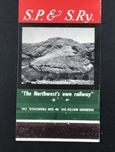 Vintage SP&amp;S SPS Spokane Portland &amp; Seattle Railway Matchbook Cover - £6.03 GBP