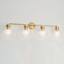 New Brushed Gold Albury 4-Light Vanity Light - £117.92 GBP