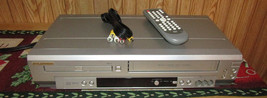 Sylvania SRD3900 DVD VCR Combo Dvd Player Vhs Player with Remote and Tv Cables - $239.98