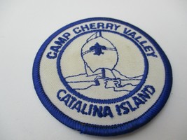 PATCH CATALINA ISLAND  CAMP CHERRY VALLEY 3.5 x 3.25 INCHES SOUVENIR #68 - $23.95