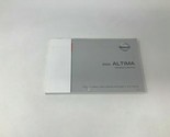 2007 Nissan Altima Owners Manual Handbook OEM K01B34008 - $26.99