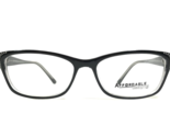 Affordable Designs Eyeglasses Frames CELIA BLACK Clear Cat Eye Studded 5... - $37.18