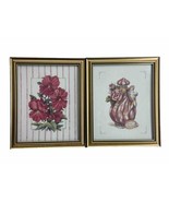 Lot Of 2 Vintage Framed Poster Prints Approx. 9&quot;x11&quot; - $58.05 CAD