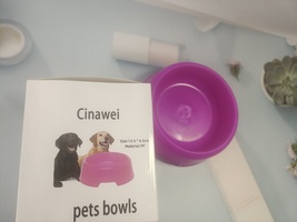 Cinawei pets feeding bowls,Vibrant, Durable Material image 4