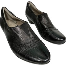 Naturalizer womens Hattie Oxfords Black Pebbled Leather N5 Comfort Syste... - $29.45