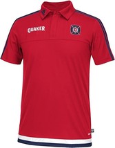 Adidas Chicagofire Mls Climacool Quaker Authenic On Field Hommes Polo, Rouge, L - £31.79 GBP