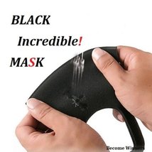 3 Pack New Black Stretchy Washable Reusable Masks - £13.47 GBP
