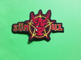 SUM41 CANADIAN ROCK METAL POP MUSIC BAND EMBROIDERED PATCH  - $4.99