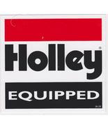 5 HOLLEY EQUIPPED STICKERS CARBURETORS DRAG RACING DECAL HOT ROD PERFORM... - £7.81 GBP