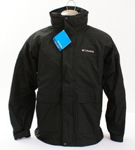 Columbia 3-in-1 Black Franklin Cliff Omni Tech Stow-a-Way Hood Parka Men&#39;s NWT - £234.93 GBP