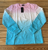 J Jason Wu NWOT Women’s French Terry dip dye sweatshirt 2XS white pink Blue x5 - £13.11 GBP