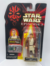 Star Wars Episode 1 Obi-Wan Kenobi Naboo Action Figure 1999 Vintage - £7.58 GBP