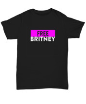 Britney Spears TShirt Free Britney Black-U-Tee  - £14.39 GBP