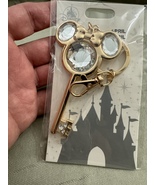 Disney Parks April Faux Crystal Birthstone Keychain NEW - £19.59 GBP