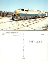 Train Railroad Bangor &amp; Aroostook 50 General Motor&#39;s EMD Model BL2 #50 Postcard - £7.34 GBP