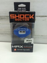 Shock Doctor Max Airflow Mouth Guard Blue Osfm New - £13.14 GBP