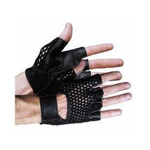 Vance Leather Mesh Back Fingerless Glove - $25.19