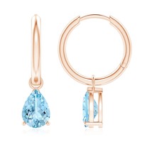 Authenticity Guarantee

ANGARA 1.7 Ct Pear-Shaped Aquamarine Hinged Hoop Drop... - £1,499.53 GBP