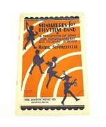 Miniatures For Rhythm Band A Collection Of Gems By Hattie Summerfield 19... - £17.13 GBP