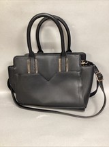 Black Synthetic Leather Purse  - $20.84 CAD