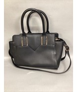 Black Synthetic Leather Purse - $14.85