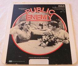 Public Enemy black &amp; white 1982 RCA VideoDiscs CED Video Disc videodisc ... - $24.74