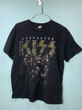 Vintage Kiss Destroyer short sleeve T Shirt Size Men’s L Rock &amp; Roll Mus... - £26.32 GBP