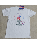 VINTAGE 1996 ATLANTA OLYMPICS Child/Youth Medium 10-12 T Shirt - £14.54 GBP