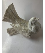 Vintage Ceramic Dove Sadek Bisque Porcelain Blue White ERF 1984 - €28,40 EUR