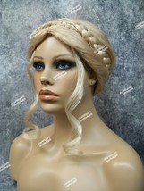 Blonde Milkmaid Braid Updo Wig Ravenna Wicked Evil Queen Medieval Pub La... - $28.95