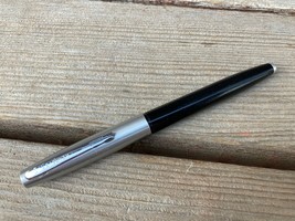 VTG Wearever Cartridge Fill Fountain Pen Chrome &amp; Black - £11.63 GBP